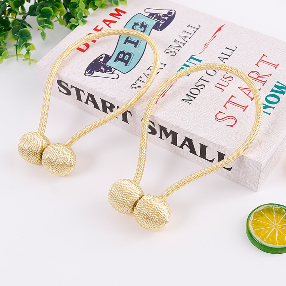 2 Stuks Sterke Magnetische Gordijn Tiebacks Gordijn Clips Tie Band Backs Houders Handig Gordijn Gesp 8 Kleur