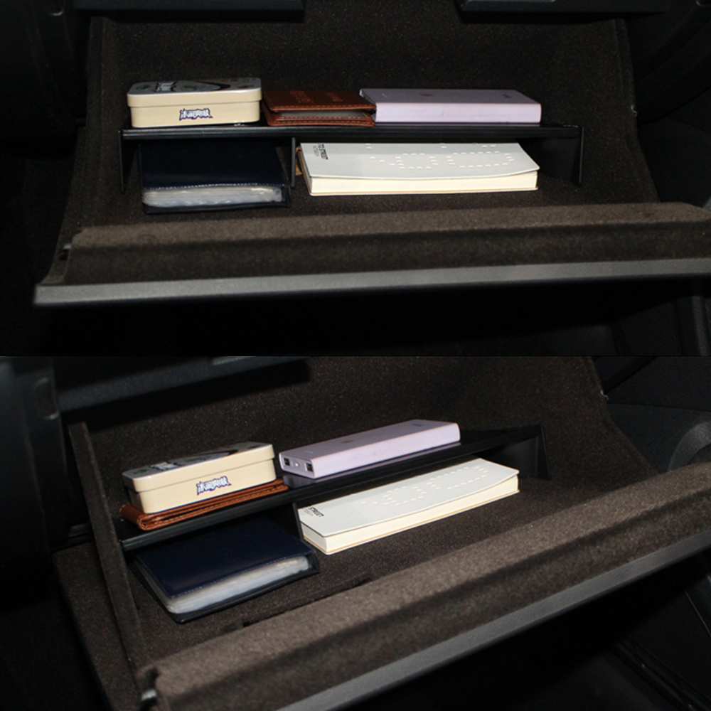 Car Glove Box Organizer Armrest Insert Divider Box Interval Storage for Volkswagen VW Golf 7 7.5 MK7 MK7.5 Accessories