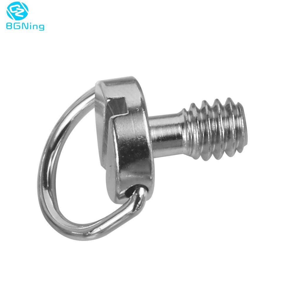 10 Pcs Bgning 1/4 Camera Schroef Voor Quick Release Plaat 1/4 Inch Folding D-Ring Adapter Statief Monopod Camera schroef