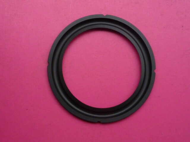Uxcell Piezas De Repuesto De Anillos Envolventes Con Borde De Goma Para Altavoz De 5.5 Pulgadas Y 5.5 Pulgadas Para Reparación De Altavoces O Bricolaje, 2 Piezas