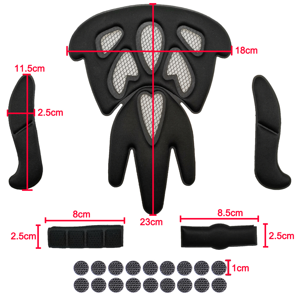 LOCLE wygodny rowerowy kask rowerowy podszewka kolarstwo kask klocki z owad-Internet zapieczętowany gąbka kask rowerowy wewnętrzna wkładka