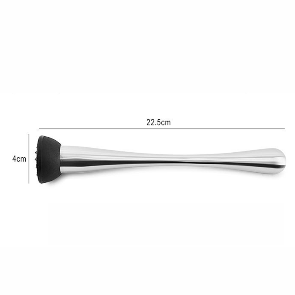 Stainless Steel Cocktail Stirring Masher Mixer Ice Crusher Hammer Bar Barware