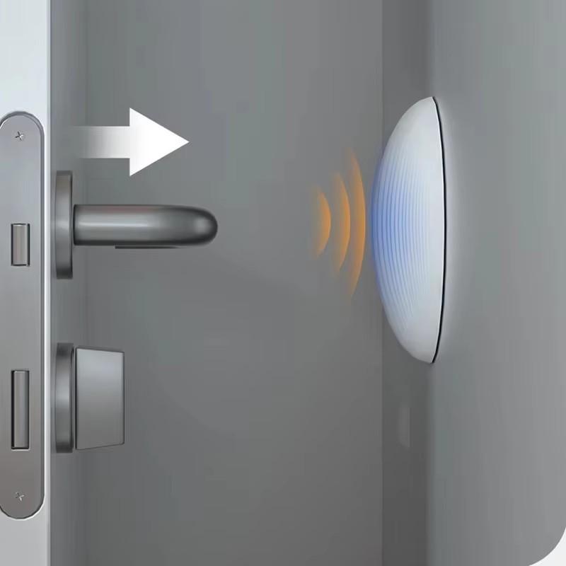 Tope de puerta anticolisión, mango de silicona, autoadhesivo, Protector silencioso antigolpes, almohadilla para Porte, almohadilla protectora de pared para mejorar el hogar