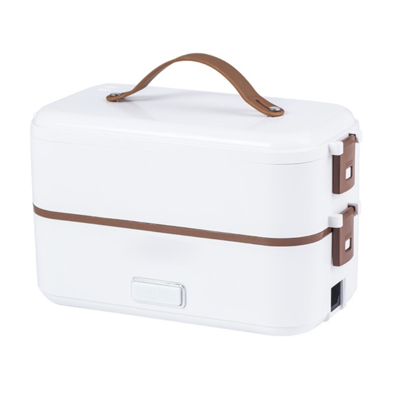 Fiambrera eléctrica de calefacción de una sola/doble capa enchufe de la UE/EE. UU., contenedor de preservación de alimentos, vajilla de aislamiento portátil, Alimentos S: W-US2