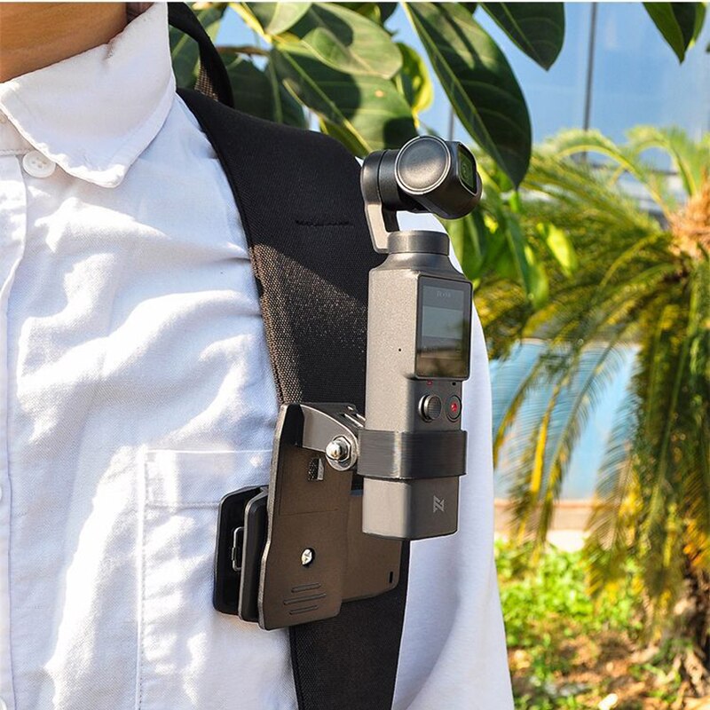 Cardán de bolsillo, soporte abrazadera pedestal para mochila, Clip, adaptador de expansión para DJI OSMO, accesorios de bolsillo
