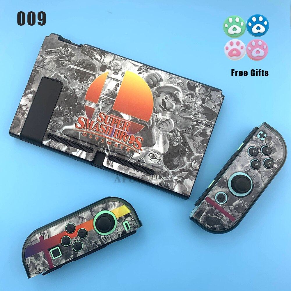 For Nintend Switch Console PC Case Protective Housing Shell Dockable Cover for Nintendo Switch Game Accessories: 009