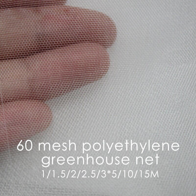 60 Mesh Greenhouse Protective Net Insect Bird Garden Net Hunting Blind Garden Netting for Protect Flower Plant Fruits Vegetables