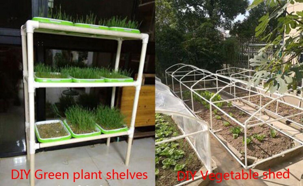 Średnica wewnętrzna 20/25/32mm z PVC 3-drogę robić złącze węża ogrodowego z tworzywa sztucznego nawadniania kropelkowego armatura trójwymiarowy koszulki 1 Pc