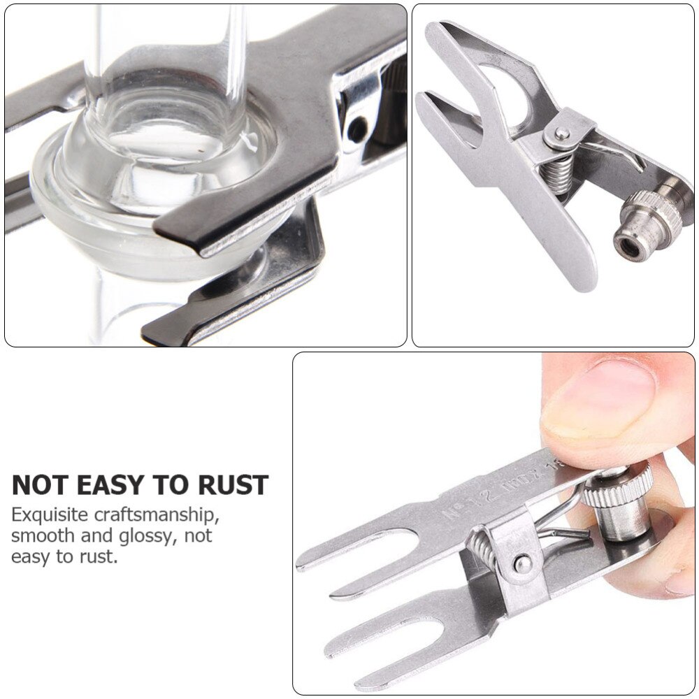 Pinza de sujeción esférica de laboratorio, abrazadera de Metal de junta esférica de acero inoxidable, 1 ud.
