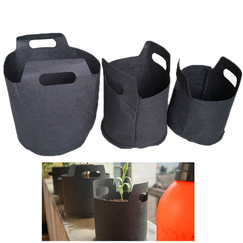 1/2/3 Gallon Stof Groeien Zakken Potten Tuin Plant Jardin Groente Bloem Planter Bag Diy Groeiende Yard Gardenig Tool