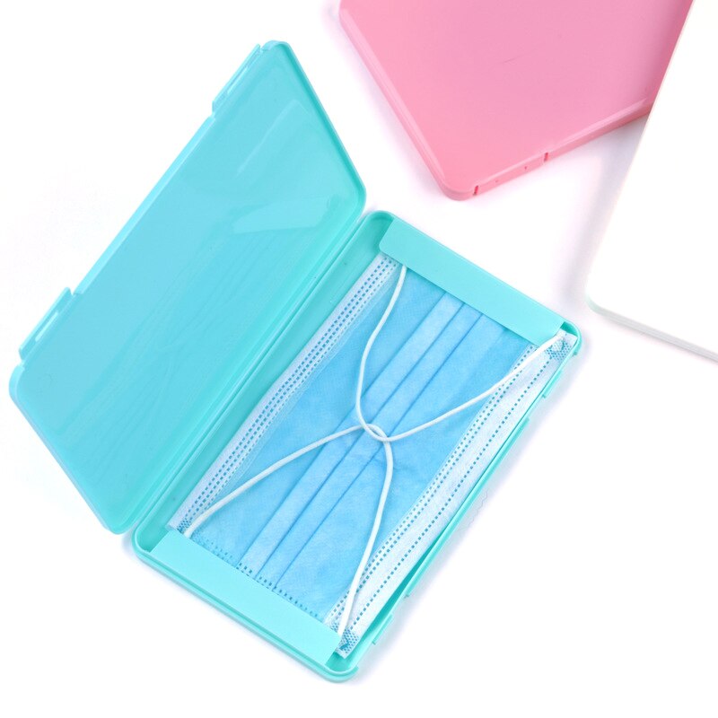 Portable Mask Holder Organizer Mask Storage Box PP Face Masks Container Dustproof Mask Case Save Mask Case Box