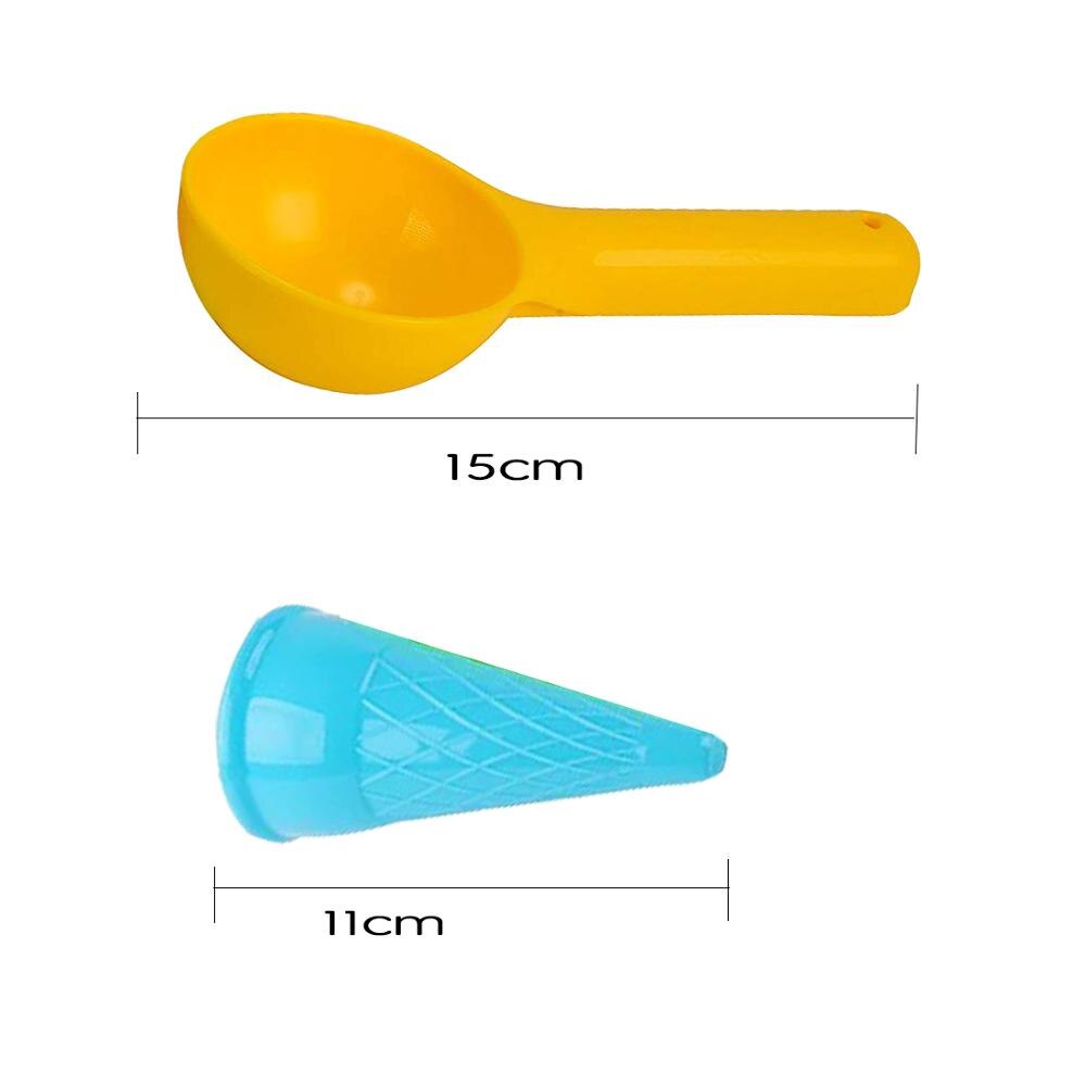 Kids Baby Strand Zand Speelgoed Kleine Cakevorm Lepel Ijs Pudding Strand Spelen Zand en Sneeuw Spelen