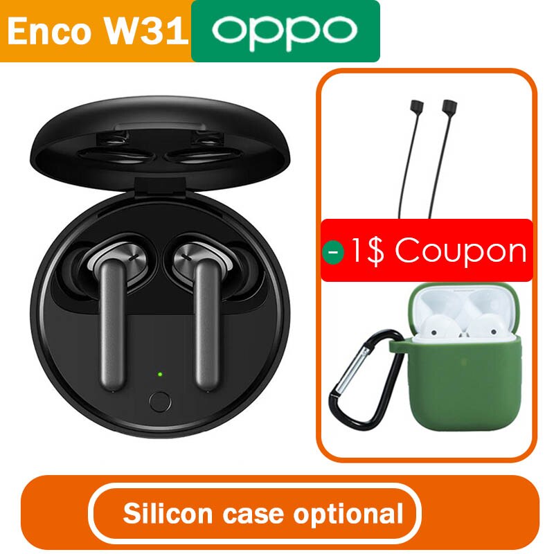 OPPO Enco W31 TWS écouteur Bluetooth 5.0 faible latence vrai sans fil écouteurs 25mAh IPX4 pour trouver X2 X2 Pro RENO ACE 2 3