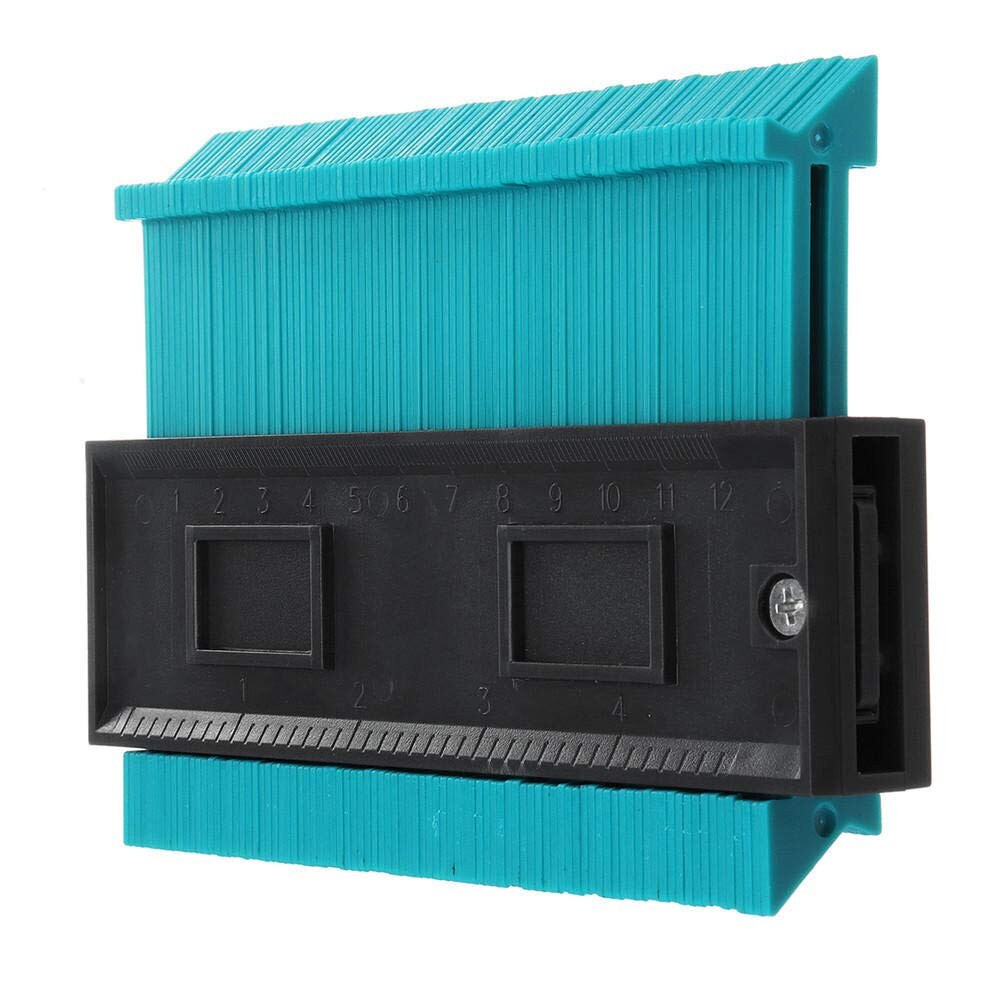 Medidor de perfil 4 pulgadas/120mm plástico contorno copiar duplicador marco Circular medidor de perfil herramienta de medición #40