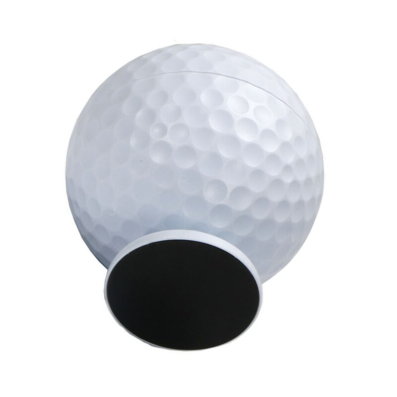White ABS Golf Ball Shaped Automatic Pop-Up Toothpick Holder Novelty Golf Decoration 10.8x9x5.1cm