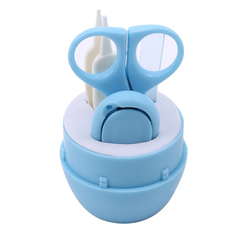 1Set Baby Nursing Nail Clippers Block Scissors Nail Clipper Blocks Cutter For Kids Nail Trimmer Blocks Best Baby Nail Care: blue