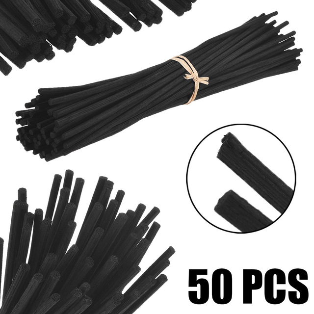 10/20/50/100Pcs Reed Geur Olie Diffuser Vervanging Stokken Bamboe Rotan Vervanging Aroma Stick Voor geuren Diffuser: C1-50pcs