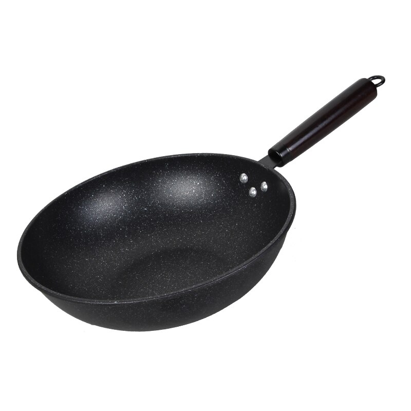 Pan Met Deksel Non-stick Graniet Kleine Koekenpan Wok Multifunctionele Te Reinigen Voor Keuken JS22