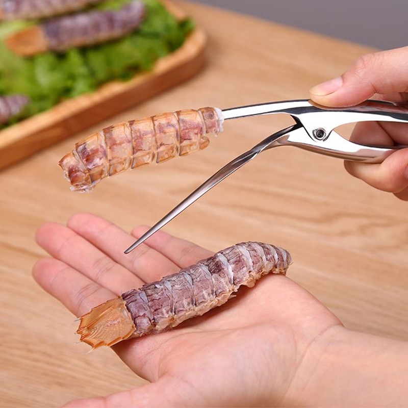 Plier Deveiners Shrimp Peeling Seafood Tools Prawn Crayfish Shell Lobster Shell Remover Device Shrimp Cleaner Kitchen Gadgets