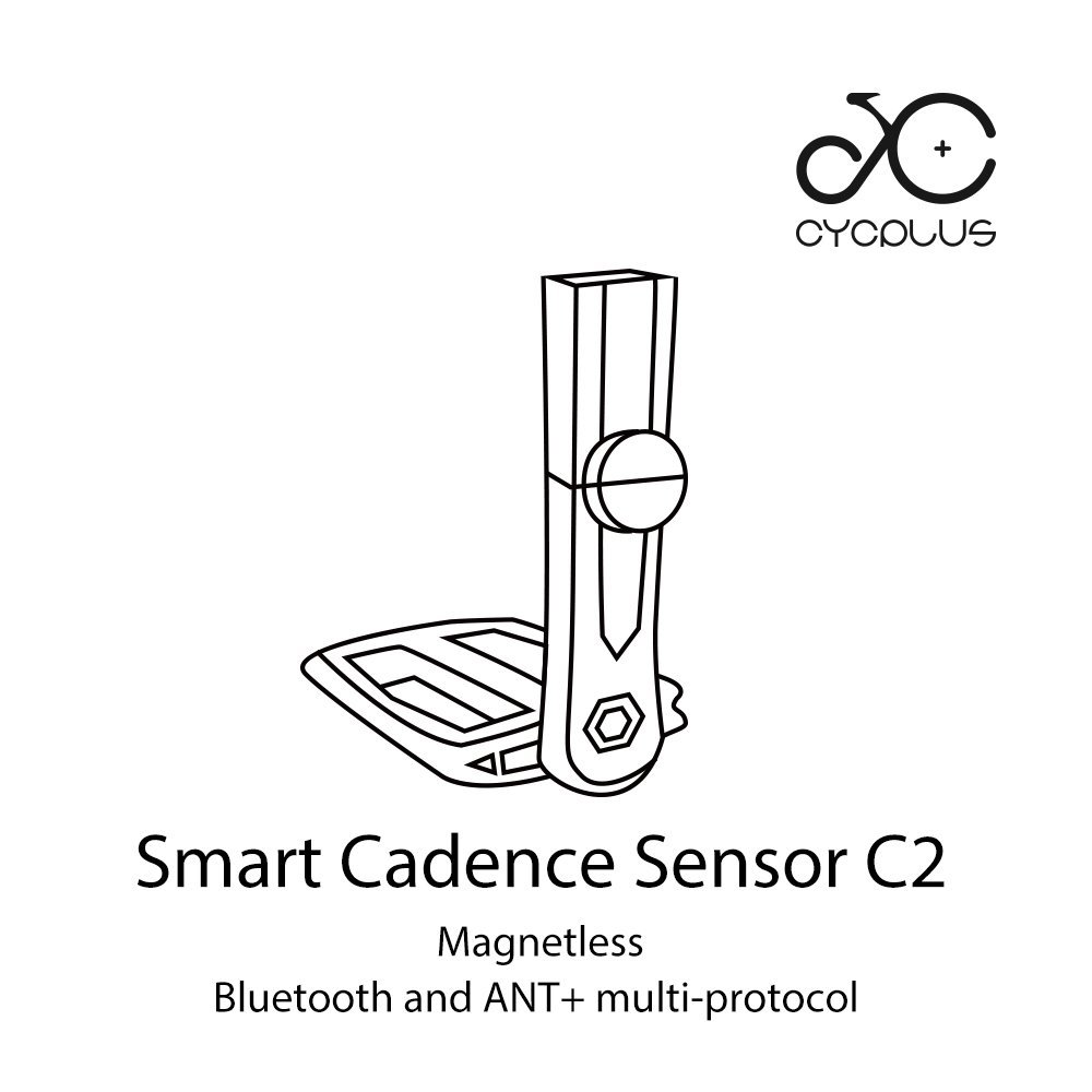 CYCPLUS Wireless Bike Bicycle Cadence Sensor BT & ANT+ IPX7 Ultralight Cycling Speedometer IPX7 4g Ultra-small Computer