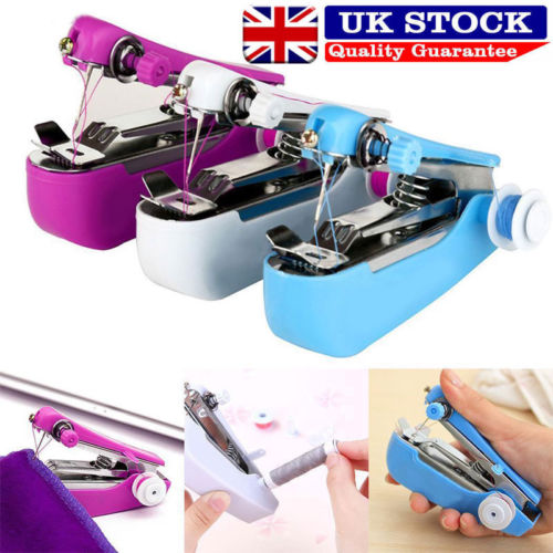 Portable Mini Hand Held Sewing Machine Small Compact Child Easy Stitcher