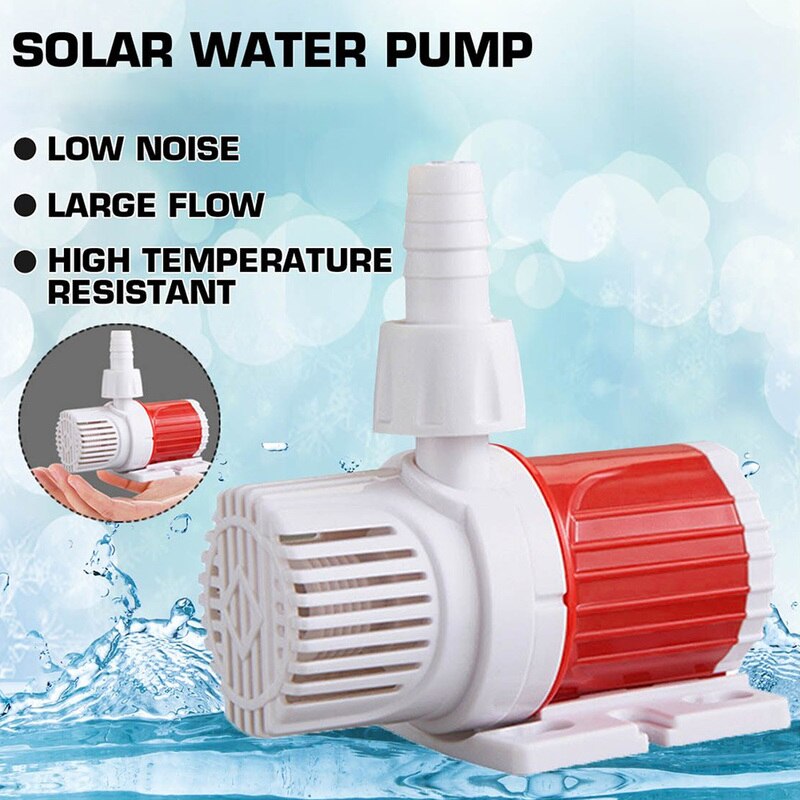 1000L/H Multifunctional Aquarium Water Circulation Water Pump Submersibles Solar Water Pumps DC 12V 24V Solar Brushless Motor