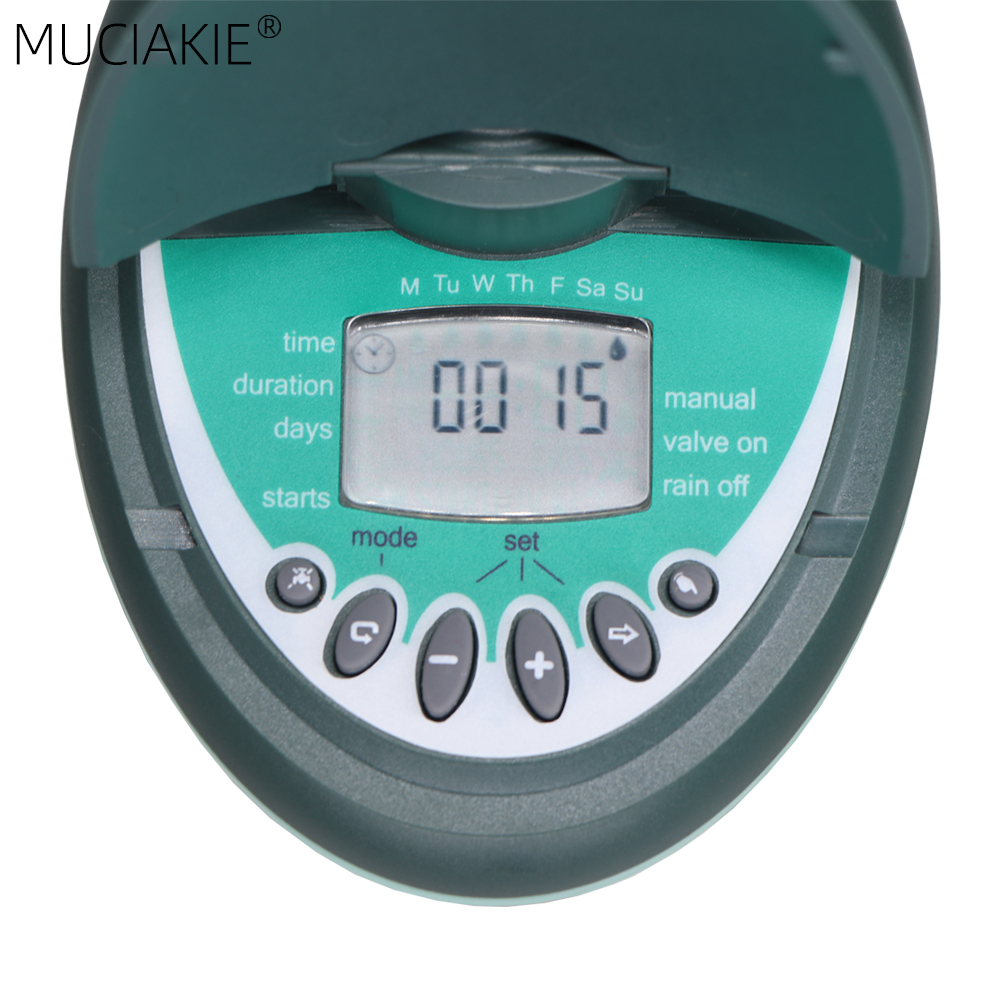 Temporizador de riego programable para jardín, controlador de sistema de riego por goteo, pantalla LCD programable automática, para balcón, patio, plantas