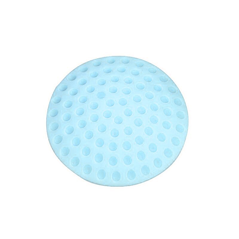 Tope de puerta autoadhesivo para el cuidado del bebé, almohadilla protectora de goma para cerradura de guardabarros, a prueba de golpes, 4 piezas: Blue 1pc