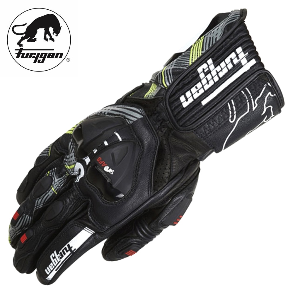 Furygan AFS19 Motorcycle Gloves Racing Riding Leather Protection Racing Locomotive Motocross Hard Shell Gloves