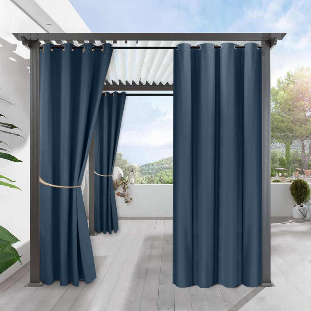 Mørklægningsgardiner øje ring top stue soveværelse terrasse udendørs gardiner