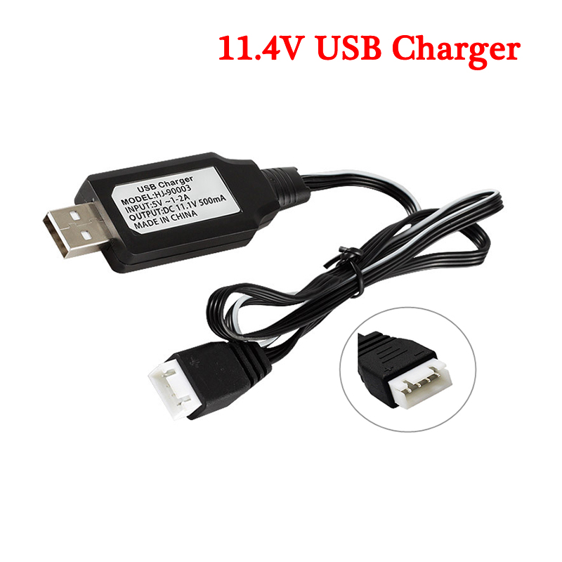 Cargador de batería Lipo de 7,4 V/7,6 v 11,1 v/11,4 v, cable de línea paralela, USB 2S 3S, B3