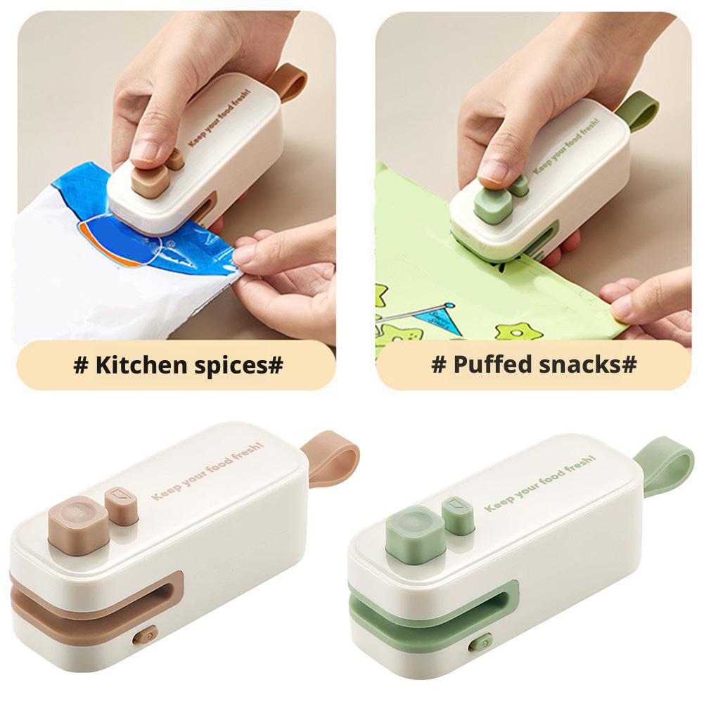 Przenośna zgrzewarka robić folii, mini zgrzewarka robić worków plastikowych, urządzenie robić pakowania i konserwacji żywności w gospodarstwie domowym, zgrzewarka robić przekąsek i żywności.