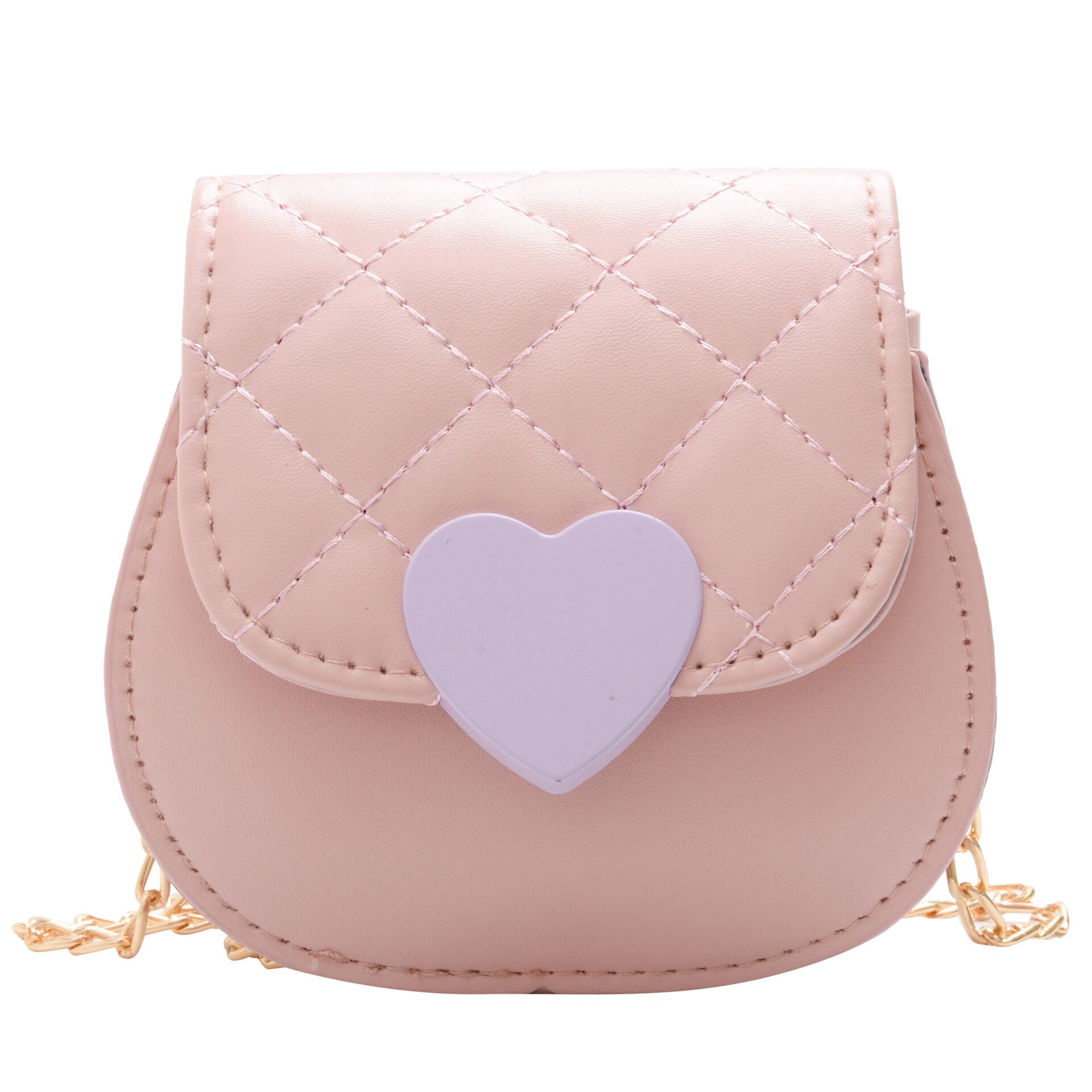 Mignon enfants Mini sacs à main et sacs à main automne hiver en cuir sacs à bandoulière pour bébé filles petite pièce pochette fille sac à main de fête: pink