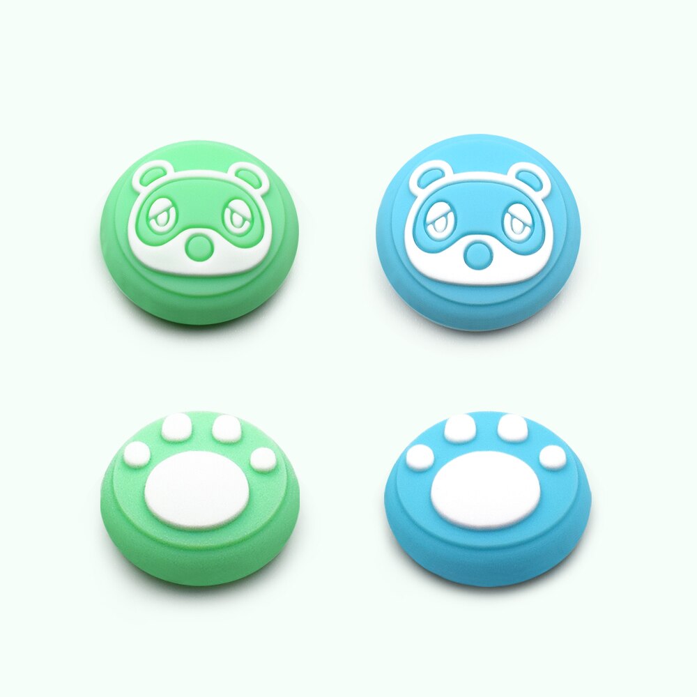 Thumb Stick Grip Cap AnimalCrossing Segretario Cucciolo di Cane Isabelle Joystick Copertura Per Nintend Interruttore Lite Joy-Con Controller Caso: 10