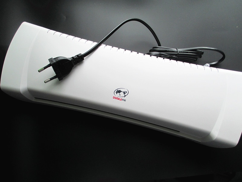 update SL200 A4 Document Photo /Cold Thermal Laminating Machine Laminator EU Plug with 10pcs plastic film