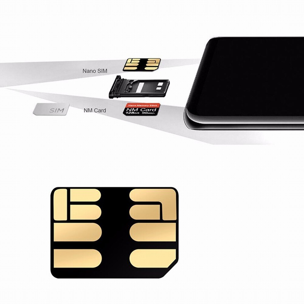 For Huawei P30 P 30 Pro P30Pro VOG-L09 NM Card Nano Memory Card 128GB 90MB/S NM-Card With USB3.1 Gen 1 Type-C TF/NM Card Reader