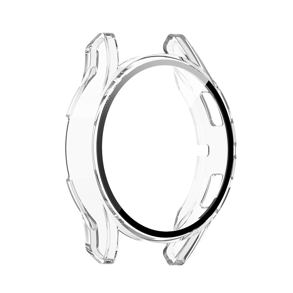 Szkło hartowane etui na komputer do Samsung Galaxy Watch 4 Watch4 40mm 44mm SmartWatch osłona ekranu odporna na wstrząsy osłona ochronna Funda: Transparent / 44mm