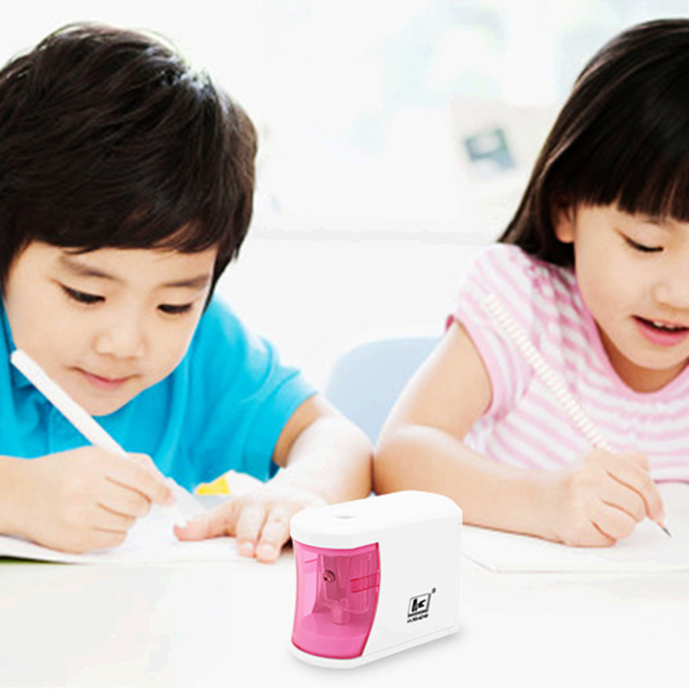 Sacapuntas eléctrico automático para niños, estudiantes, niños, hogar, para el colegio y la Oficina