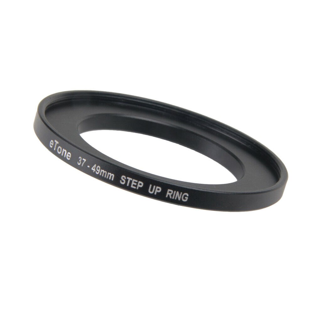 ETone 37-49mm adaptateur de lentille en métal bague filtrante 37mm lentille à 49mm accessoire