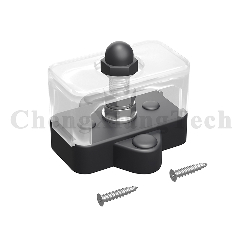 Busbar M6 M8 Post Terminal Studs Battery Junction Block Power Distribution 48VDC 300VAC for Car Boat RV ATV Caravan Solar Panel: Yellow