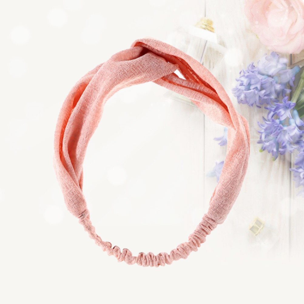 1pc huvudbonader med bred fälg med korsade hårband... – Vicedeal