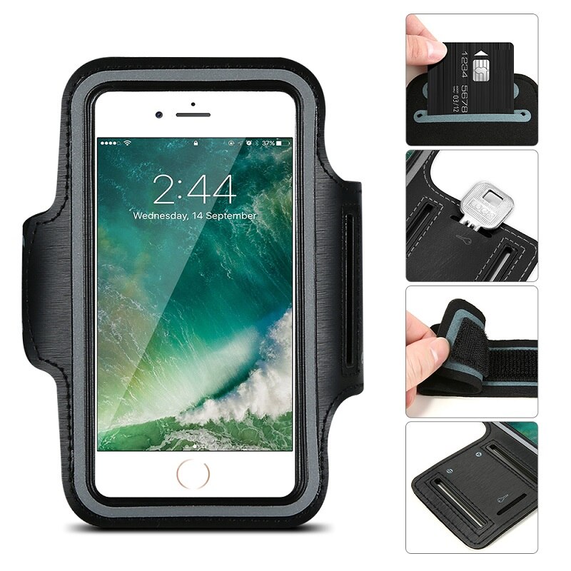 Schwarz Armband Fall für Laufsport Tasche Halter Armbänder für Fall auf Hand für Redmi K50 K40 Gaming K30 Ultra k20 Pro K30S K30i