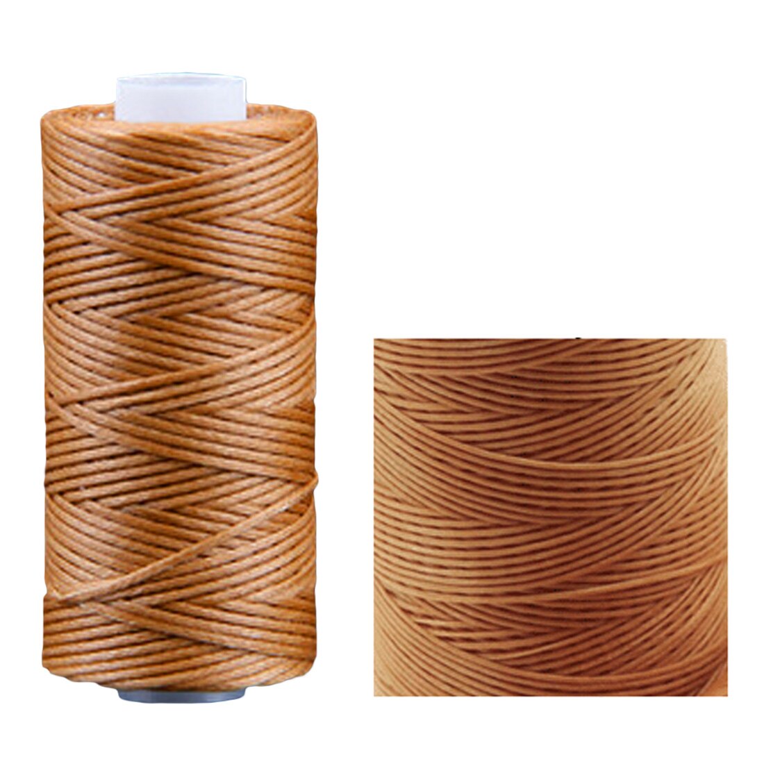 50 m/Roll Handgemaakte Platte Gewaxte Sew Wax Lijn Draad Koord Naaien Craft Tool Hand Stiksels voor DIY Leer