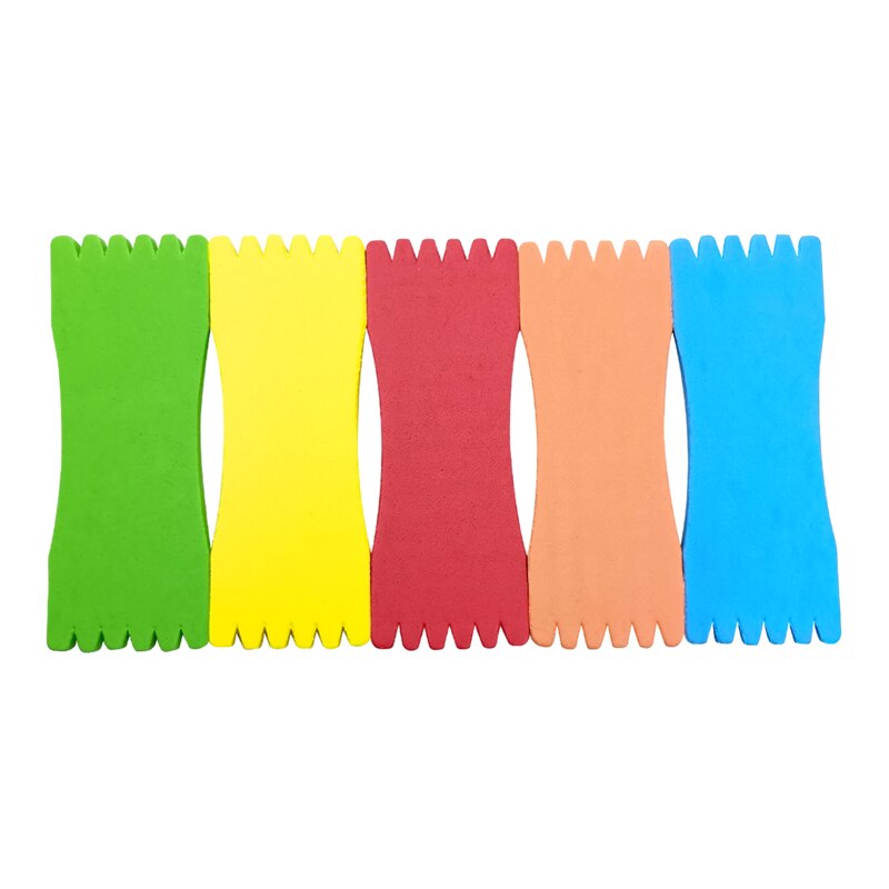 10PCS EVA Foam Fish Line Winding Line Storage Boards Line Fishing Lure Trace Wire Leader Swivel Fishing Tackle: 5pcs  Random