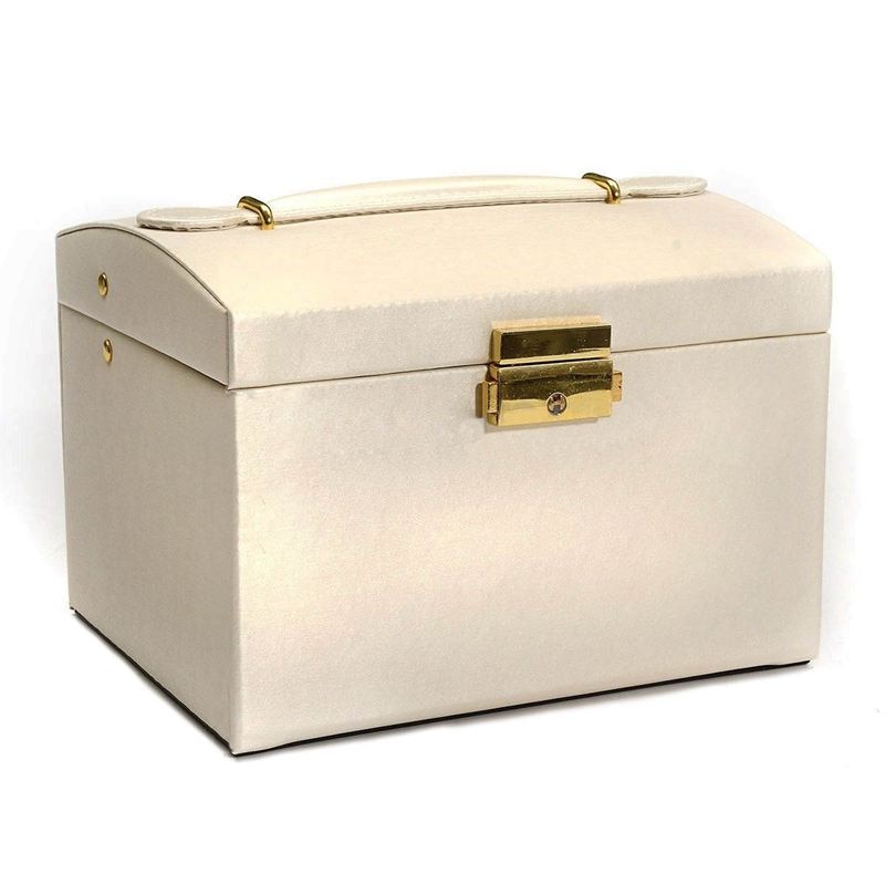 Large Jewellery Box Armoire Dressing Chest with Clasps Bracelet Ring Organiser