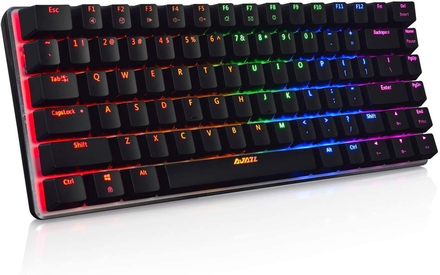 Game mechanical keyboard computer notebook mechanical keyboard wired Russian/English layout RGB color backlight