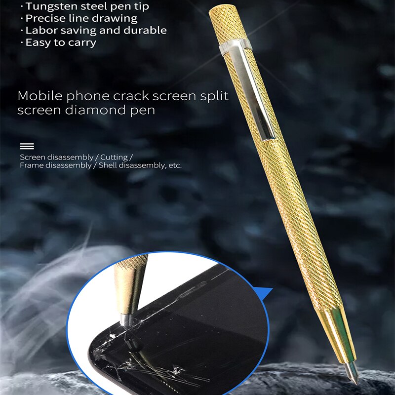 Glass Break Pen LCD Edge Screen Corner Crack Tool For Samsung Huawei LCD Touch Screen Separating Replacement Repair