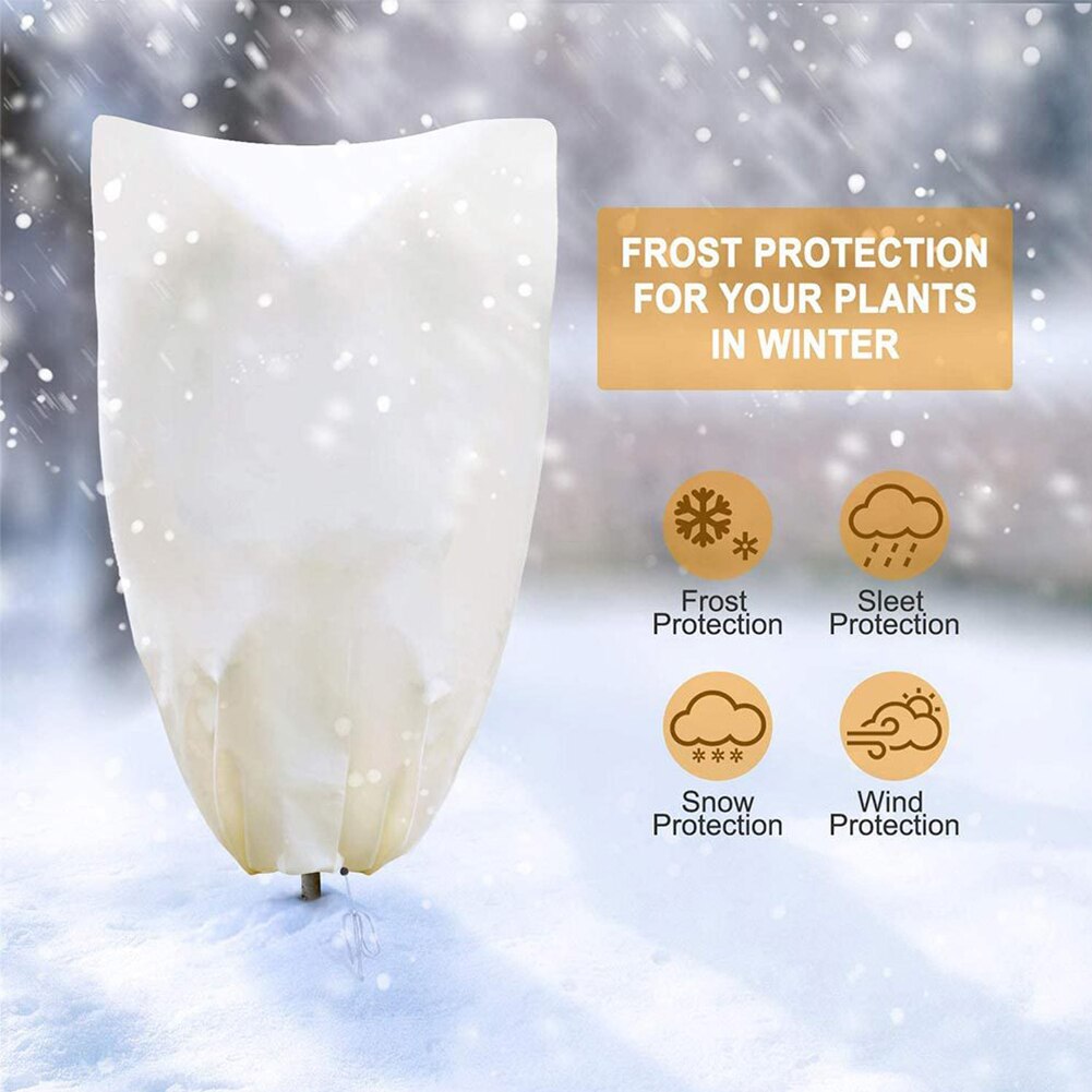 Outdoor Winter Garden Yard Shrub Potted Plant Anti Freeze Frost Protection Cover Bag Plant Cover Warm Cover Tree Shrub