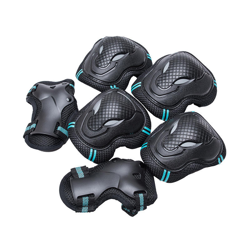 6X Adult Wrist Elbow Knee Pad Set - Skateboard Roller Skate Bike Protective Gear Guards