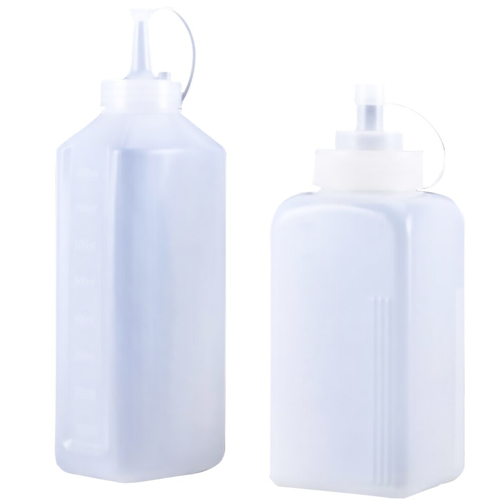 2pcs Squeeze Bottle with Squeeze Condiment Bottles for Ketchup Mustard: Default Title
